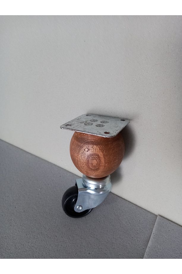 15cm Ahşap Tekerlekli Sihirli Masa Ayağı, Akıllı Masa Ayağı, Akıllı Sehpa Ayağı, Sihirli Sehpa Ayağı - 3