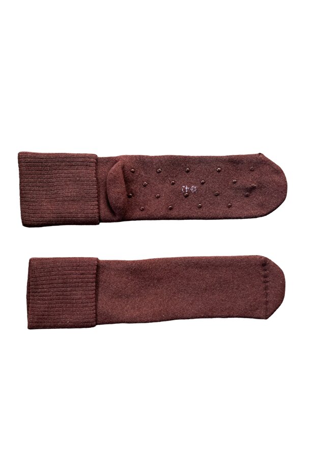 Single Unisex Towel Thick Bottom Non-Slip Sole Large Size Socks - 3