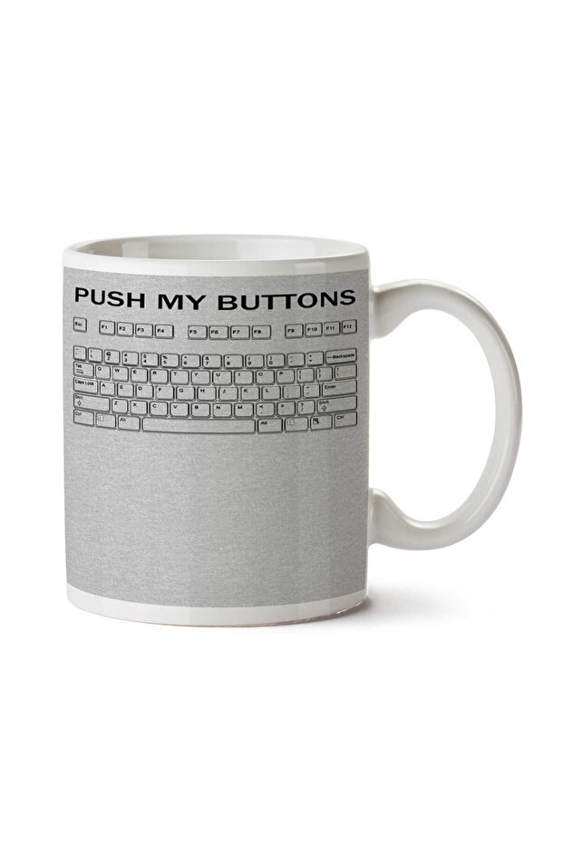كوب مطبوع على الجانبين من Push My Buttons
