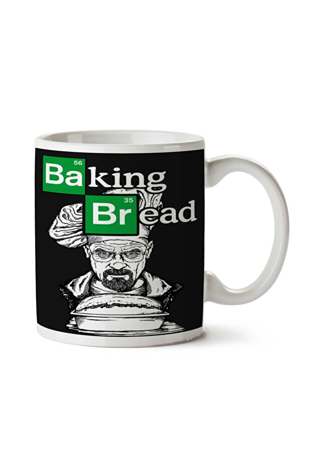 كوب خبز الخبز المطبوع على الجانبين - 1