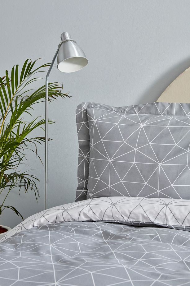 Home Colby Gri %100 Pamuk Tek Kişilik Nevresim Takımı - 4