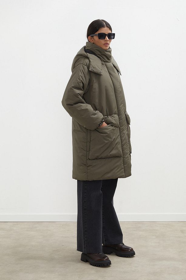KAPÜŞONLU ANORAK MONT HAKİ - 3