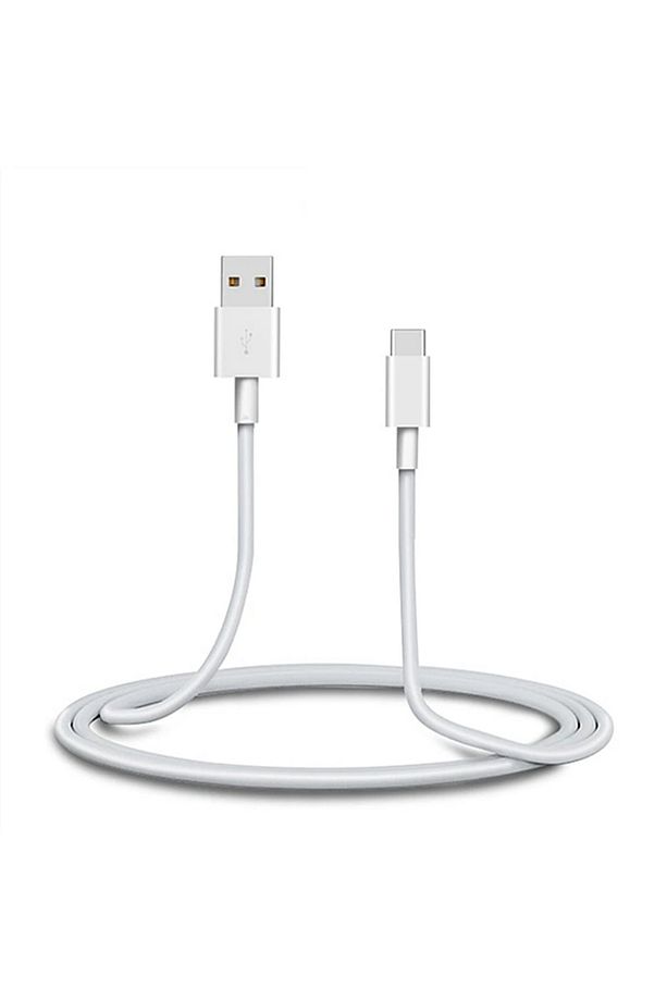 USB den Type-C Sarj ve Dta Kablosu Xiaomi Oppo Reeder Uyumlu Tüm Modeller Beyaz 1 Mt. - 6