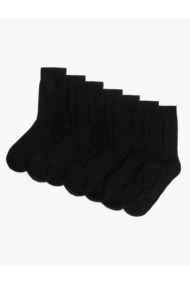 7'li Regular Fit Çorap Seti - 1