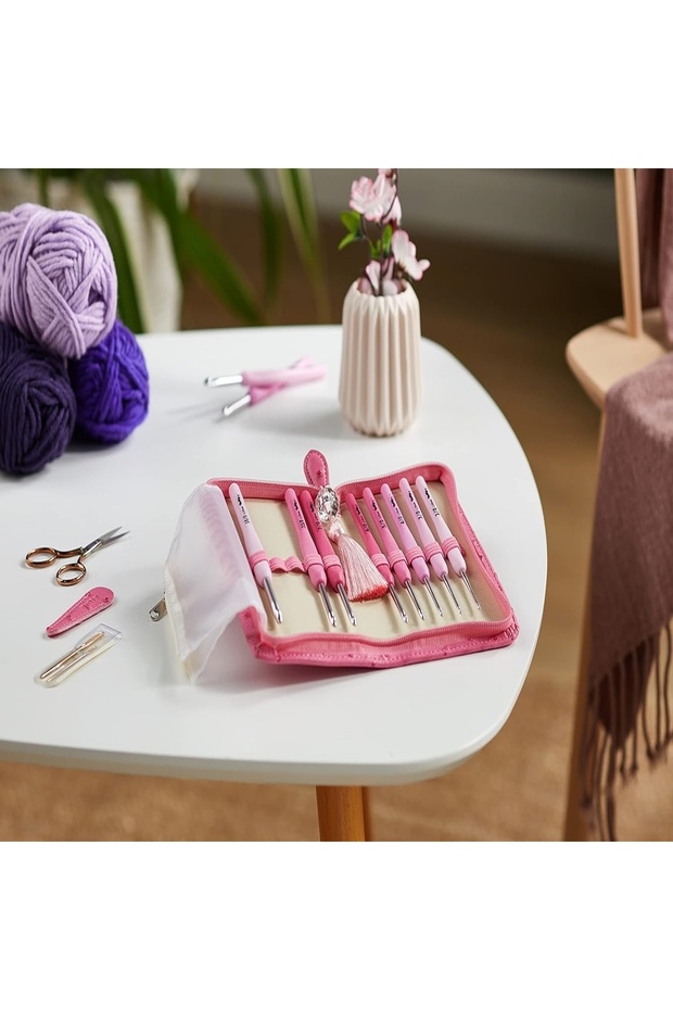 Etimo Rose Pembe Tığ Seti - 7