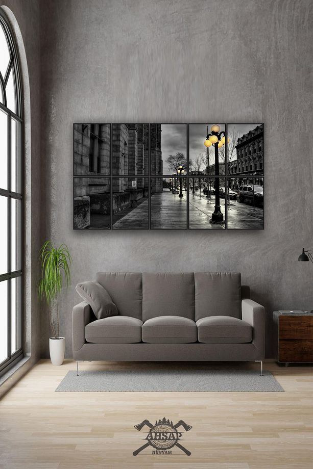 10 parça Sokak Lamba Dev Boy Mdf tablo Duvar Süsü Hediyelik Eşya (155cmx85cm) - 1