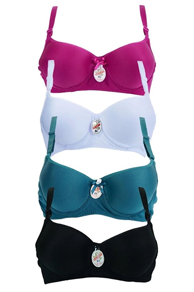 Women's Padded Support Bra Set of 4 90B-95B