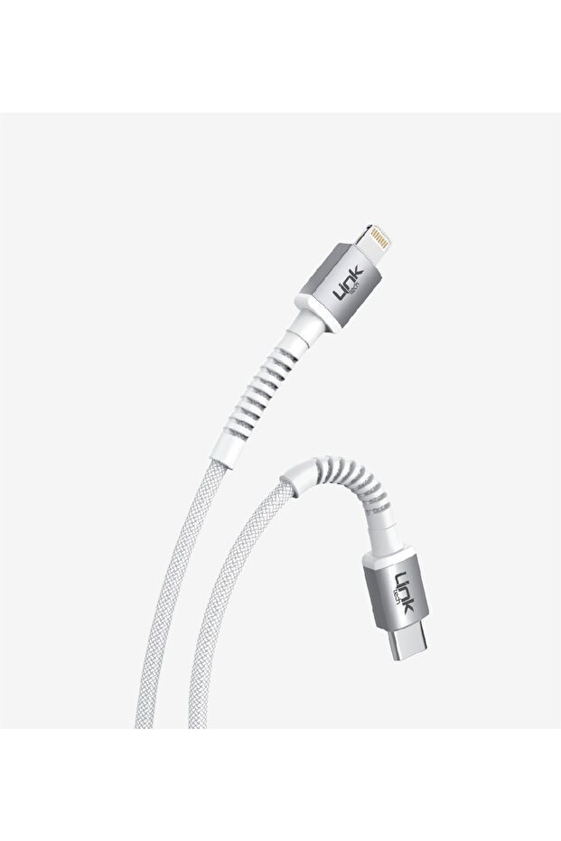 K599 Type-c To Lightning Örgü Metal Başlı Şarj Ve Data Kablosu 3a 1mt - 1