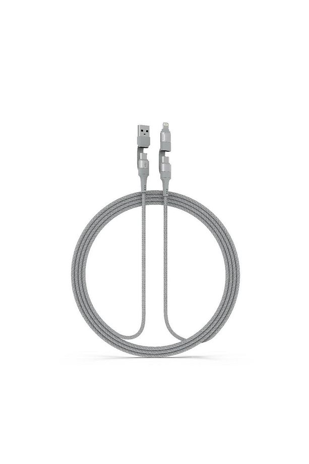 60W PD Örgü 4 In 1 Çoklu Şarj Data Kablo USB To Type-C Type-C To Type-C Type-C To Lightning USB To L - 3