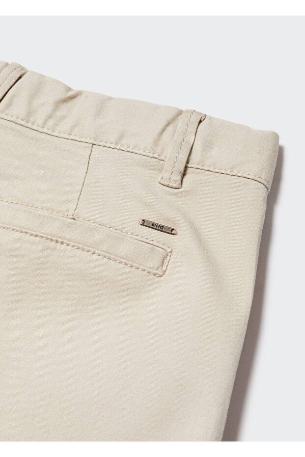 Pamuklu Bermuda Şort - 4