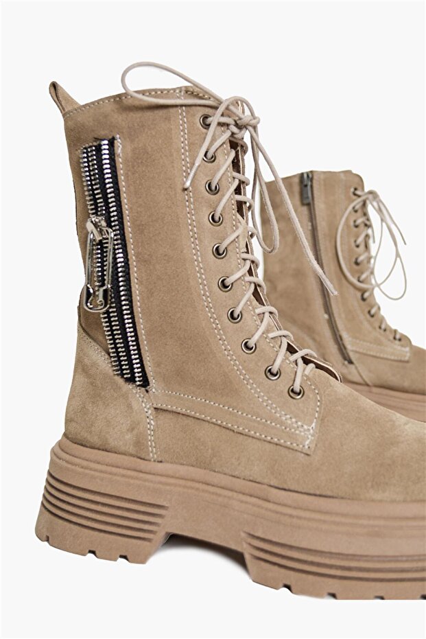 MONETTA - Vizon Süet - Bot - 4