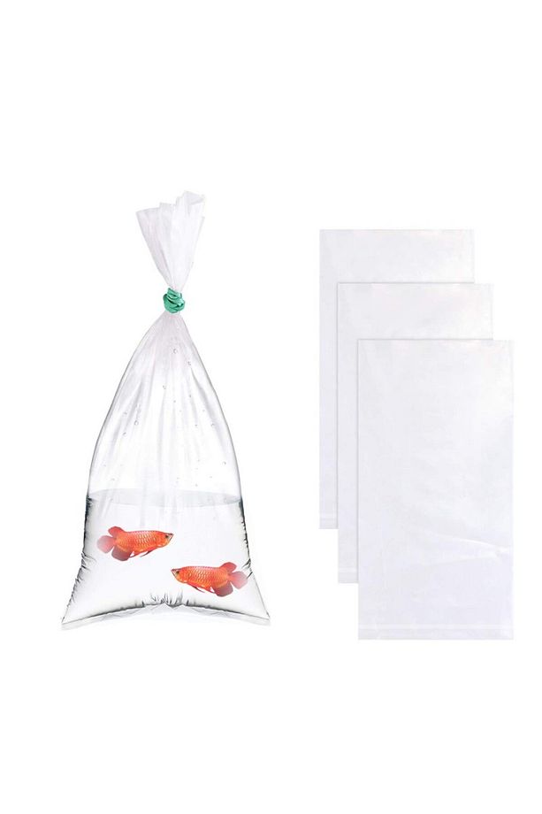 5 Adet Poşet Nakliye Taşıma Balık Canlı Karides vb. ( 15*45 Cm ) - 1