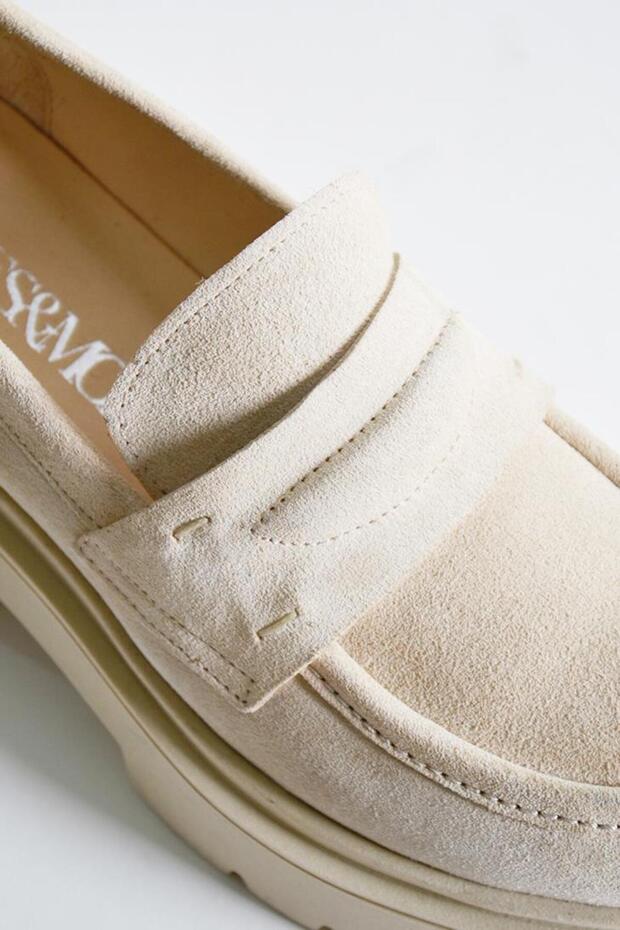 OFFRE - Bej Süet - Loafer - 4