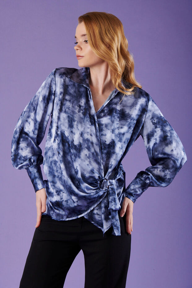 Batik Desenli Gömlek - 1