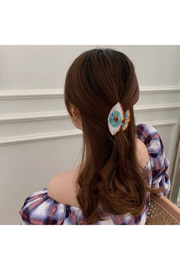Women's Hair Clip Eye Latch Clasp Quality-925