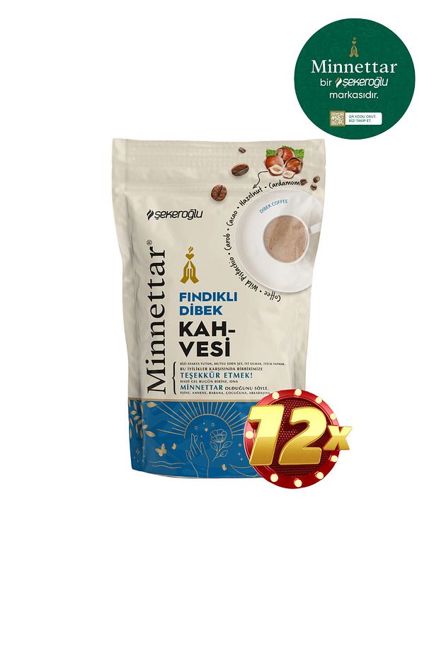 Minnettar Fındıklı Dibek Kahvesi 12 x 165 Gr ( 12 PAKET ) - 5