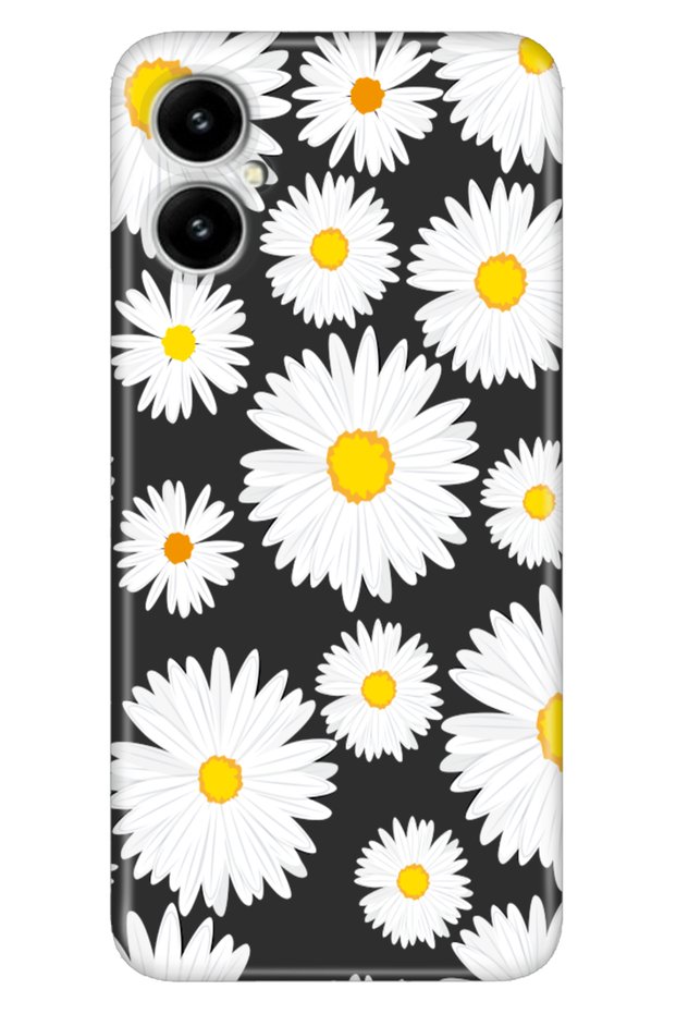 X3 Compatible Case Silicone Patterned Illustrated Cover Daisy