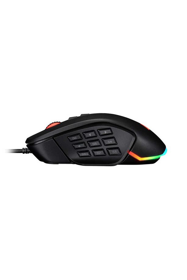 RGB LED Işıklı 10 Işık Modu ve 8/14 Programlanabilir Makro Tuşlu Kablolu Optik 10000 DP Oyuncu Mouse - 4