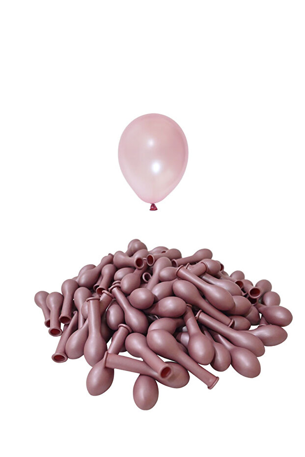 5 Inch Metallic Dried Rose Mini Balloon 10 Pieces