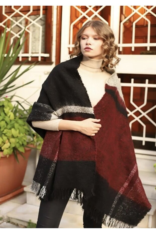 Şal şi eşarfă bucle groase - 1