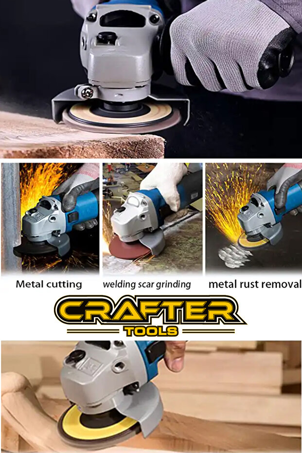 CRAFTER tools Alman Spiral Köşe Taşlama Makinası 115mm - 2