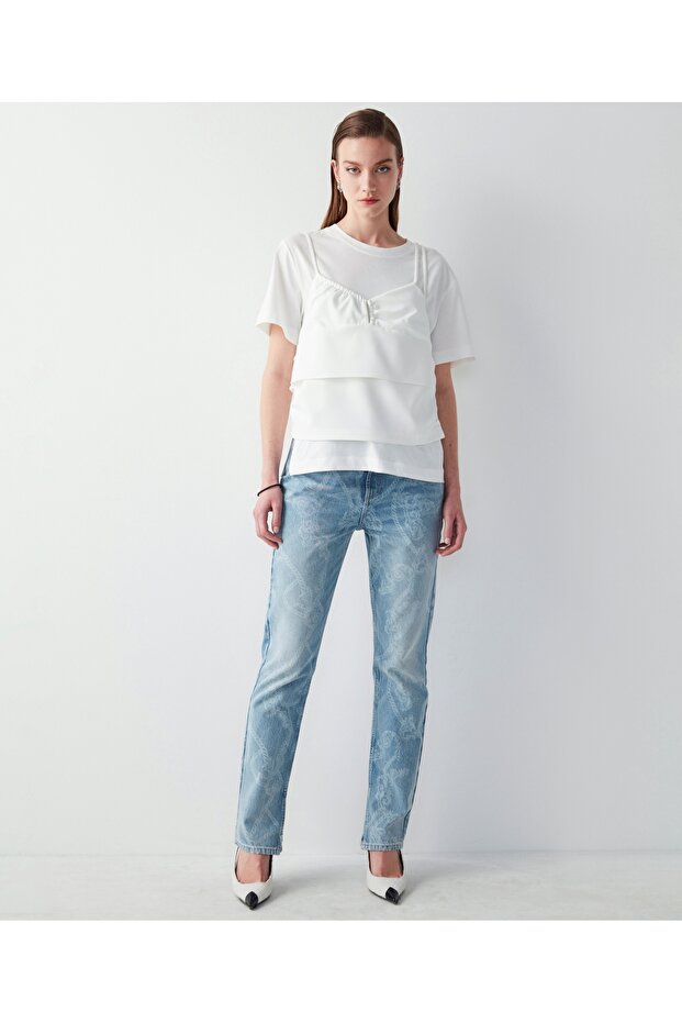 Çift Parça Bluz - 1