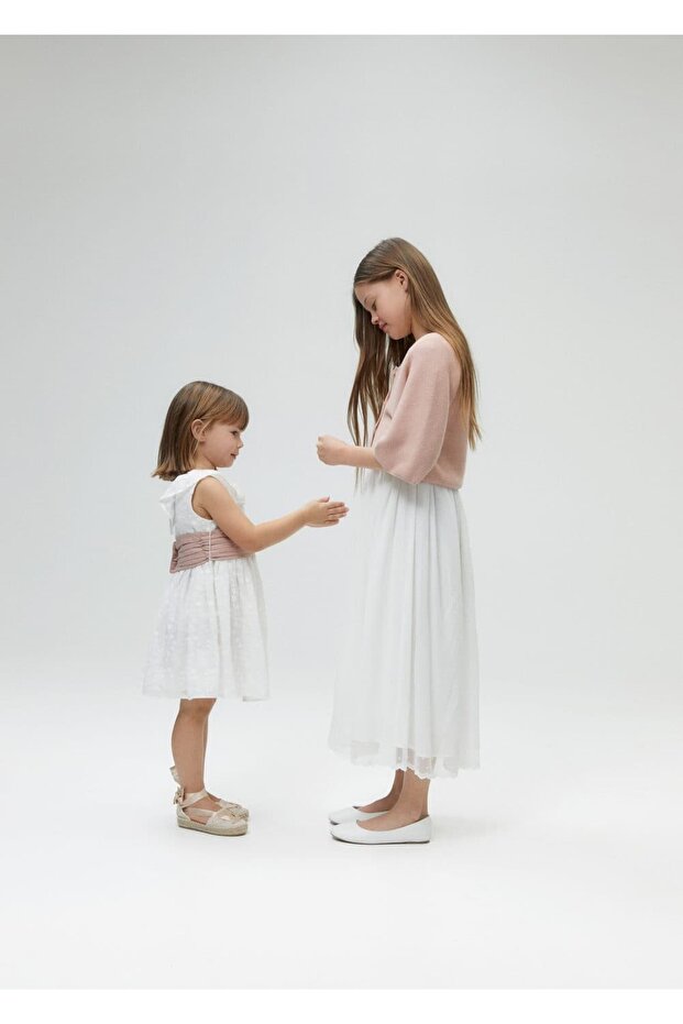 Çiçek Işlemeli Elbise - 5