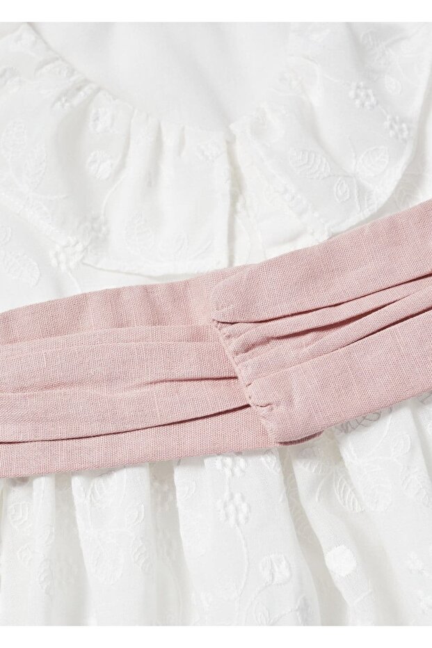 Çiçek Işlemeli Elbise - 8