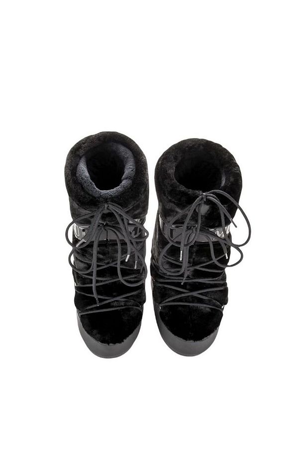 Mb Icon Faux Fur Kadın Uzun Kar Botu - 4