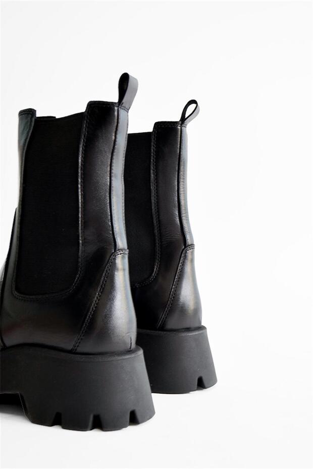 HETNA - Siyah Deri - Bot - 3