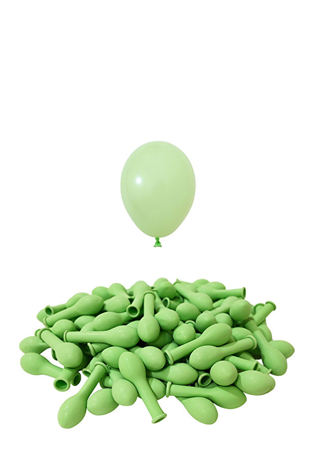 5 Inch Macaron Green Mini Balloon 10 Pieces