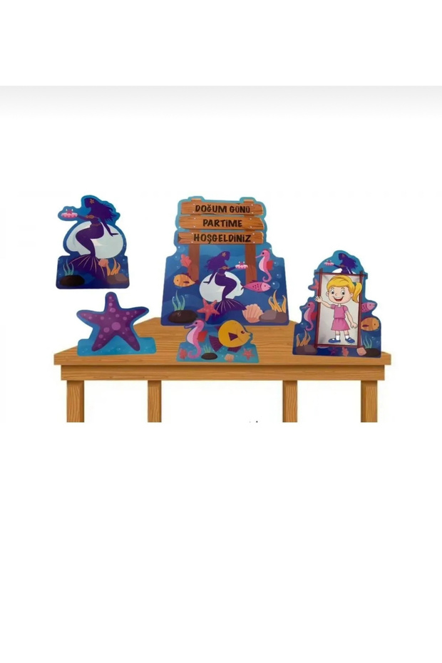 Mermaid Decorative Footboard Set 5 Pieces