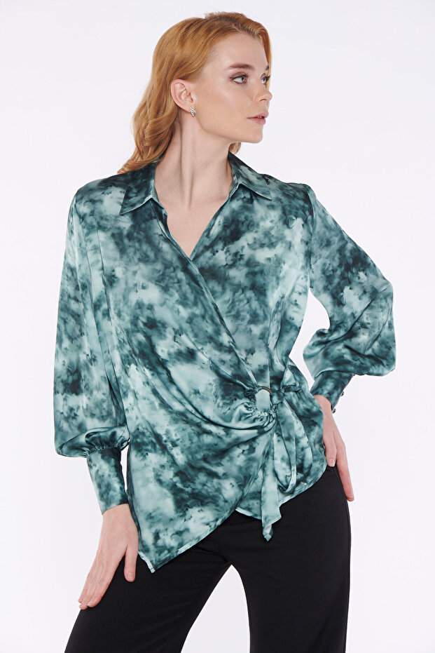 Batik Desenli Gömlek - 5