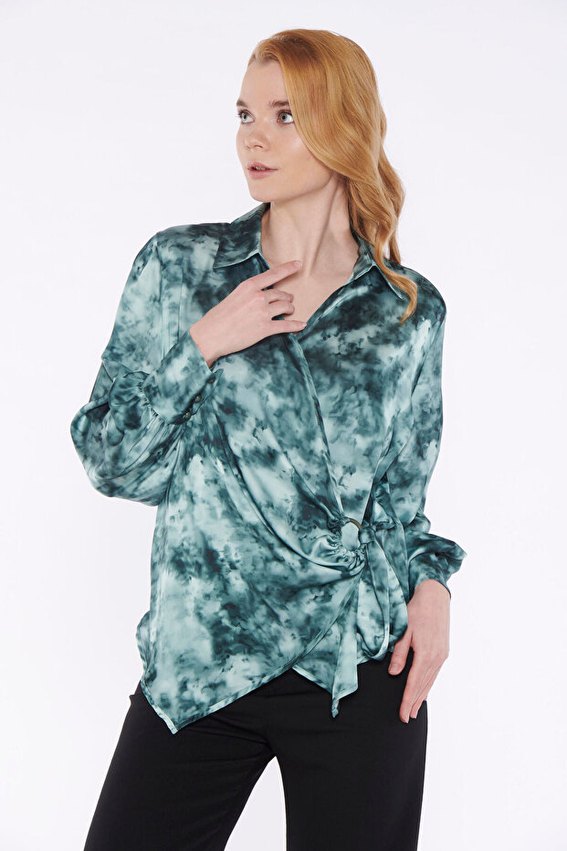 Batik Desenli Gömlek - 4