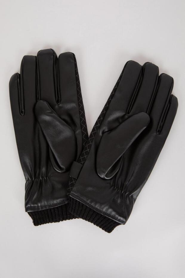 Herrenhandschuhe aus Kunstleder - 5