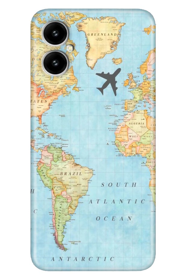 X3 Compatible Case Silicone Patterned Illustrated Cover Map