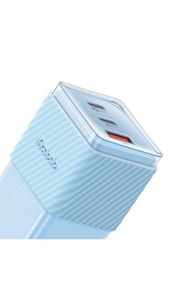 CH-1503 67W GaN Mini Yüksek Hızlı Şarj Aleti Adaptörü (2xType-C 1xUSB) - 3