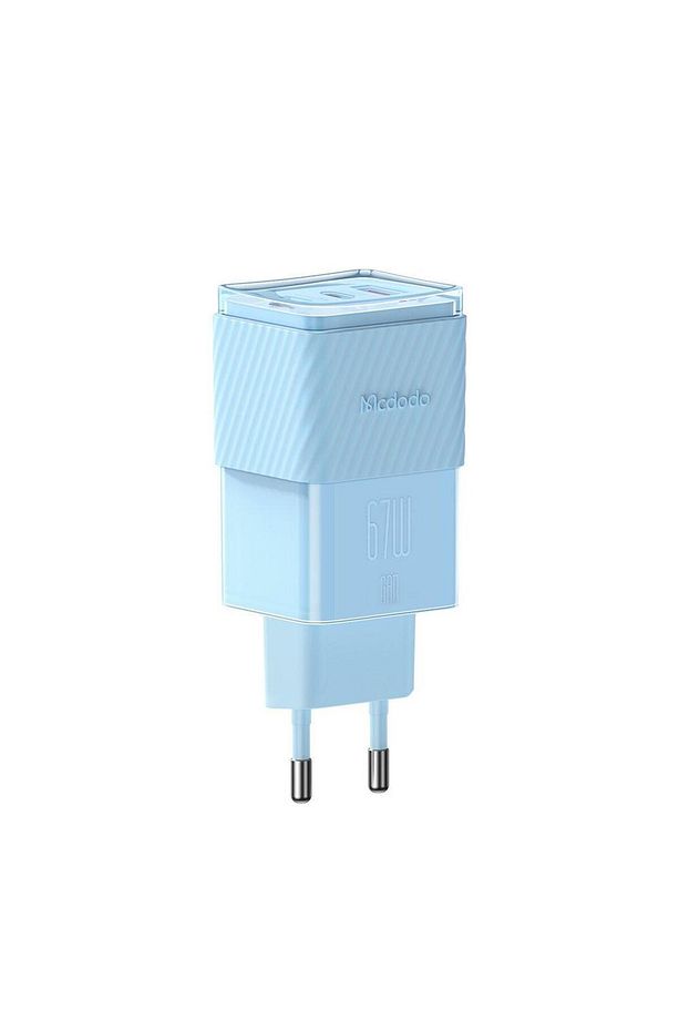 CH-1503 67W GaN Mini Yüksek Hızlı Şarj Aleti Adaptörü (2xType-C 1xUSB) - 1