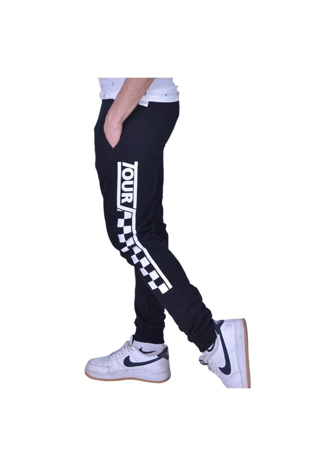 Flamlı Örme Pant. Erkek Eşofman Altı - 2