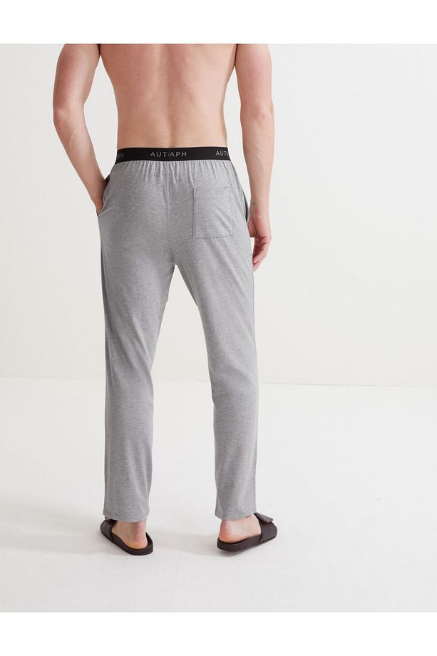 Regular Fit Yumuşak Dokulu Pijama Altı - 3