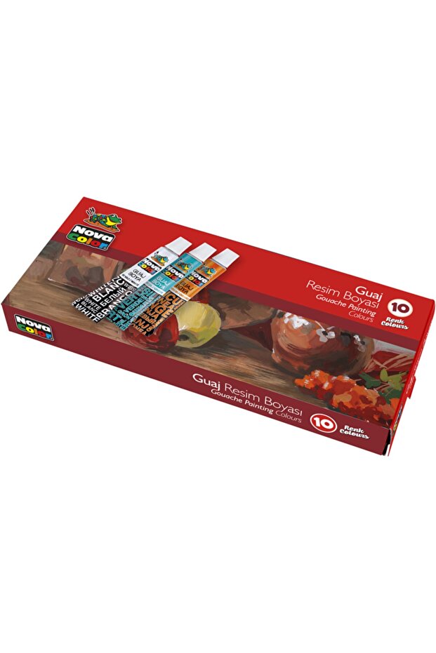 Color Guaj Boya 10'lu Set Tüp Nc-102 - 1