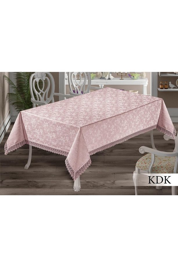Kdk Model Kenar Güpürlü Masa Örtüsü Vip Kalite - 7