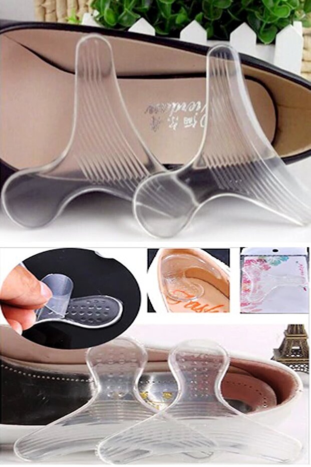 Shoe Anti-Knock 2-Pack Silicone T-Shaped Heel Protector