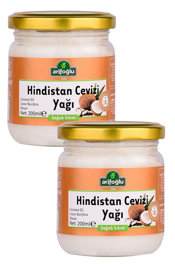 Hindistan Cevizi Yağı 200ml X 2 Adet - 1