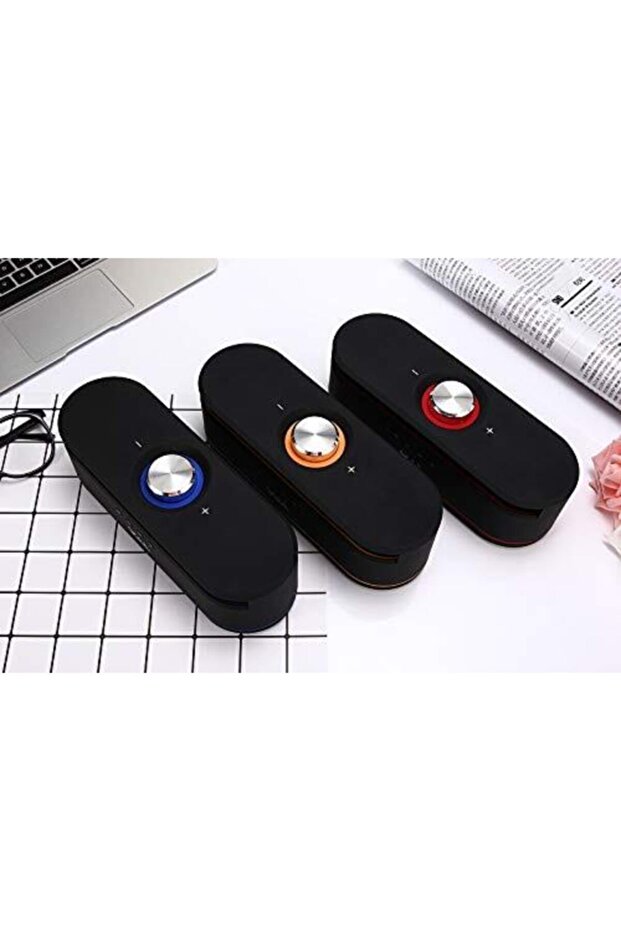 Danıu Ds-7613 Mikrofonlu Taşınabilir Kablosuz Bluetooth Hoparlör (sarı) - 3