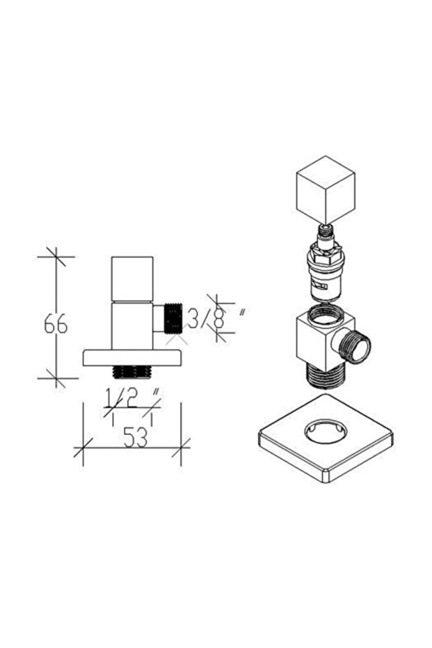 Quadro Spit Tap 4 Pack 69310 - 2