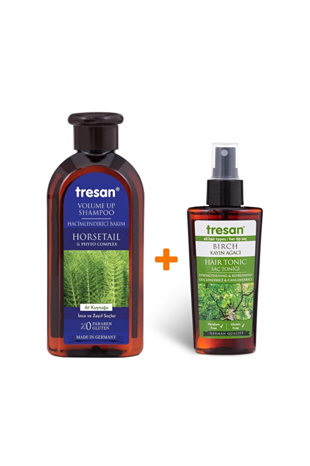 Horsetail Care Shampoo 300ml - Beech Tree Strengthening and Revitalizing Hair Tonic 125ml