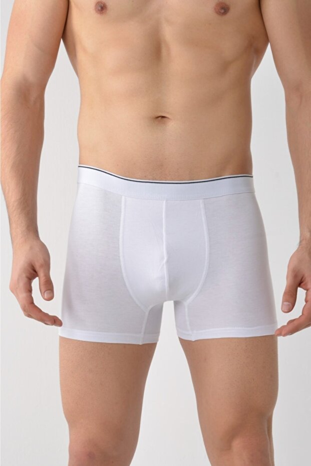 Smartman Men's White Lycra (10 Pcs) Pack Boxer