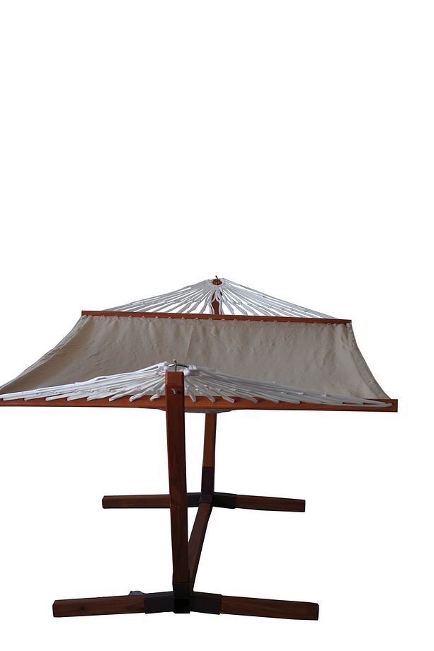 Çift Kişilik Ahşap Ayaklı Hamak Set - 3