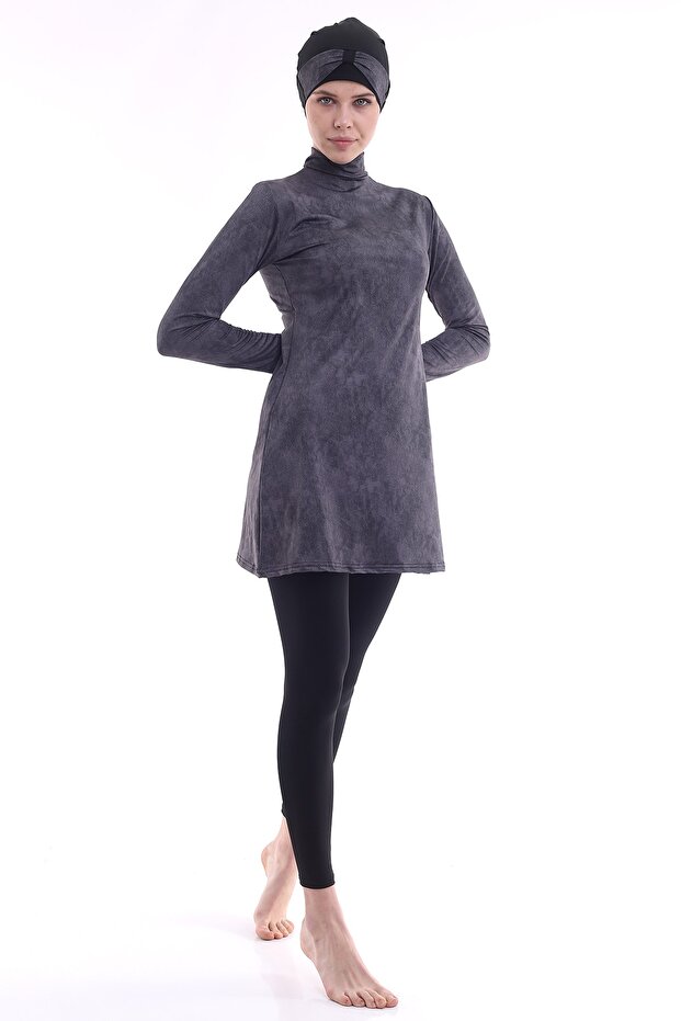 Women's Hijab Swimsuit with Tights